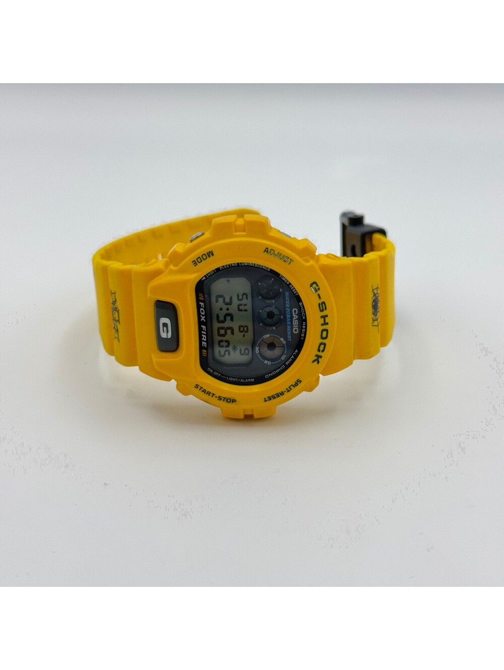 Yellow G Shock DW6900 Fox Fire Watch, Working
